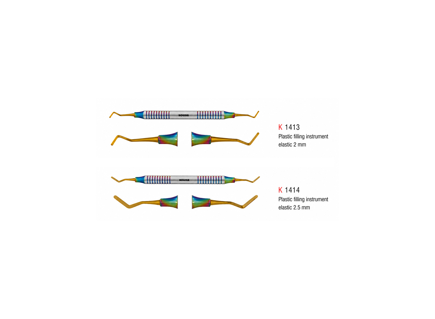 اسپاتول الاستیک کامپوزیت Plastic Filling Instrument Elastic برند کوشا