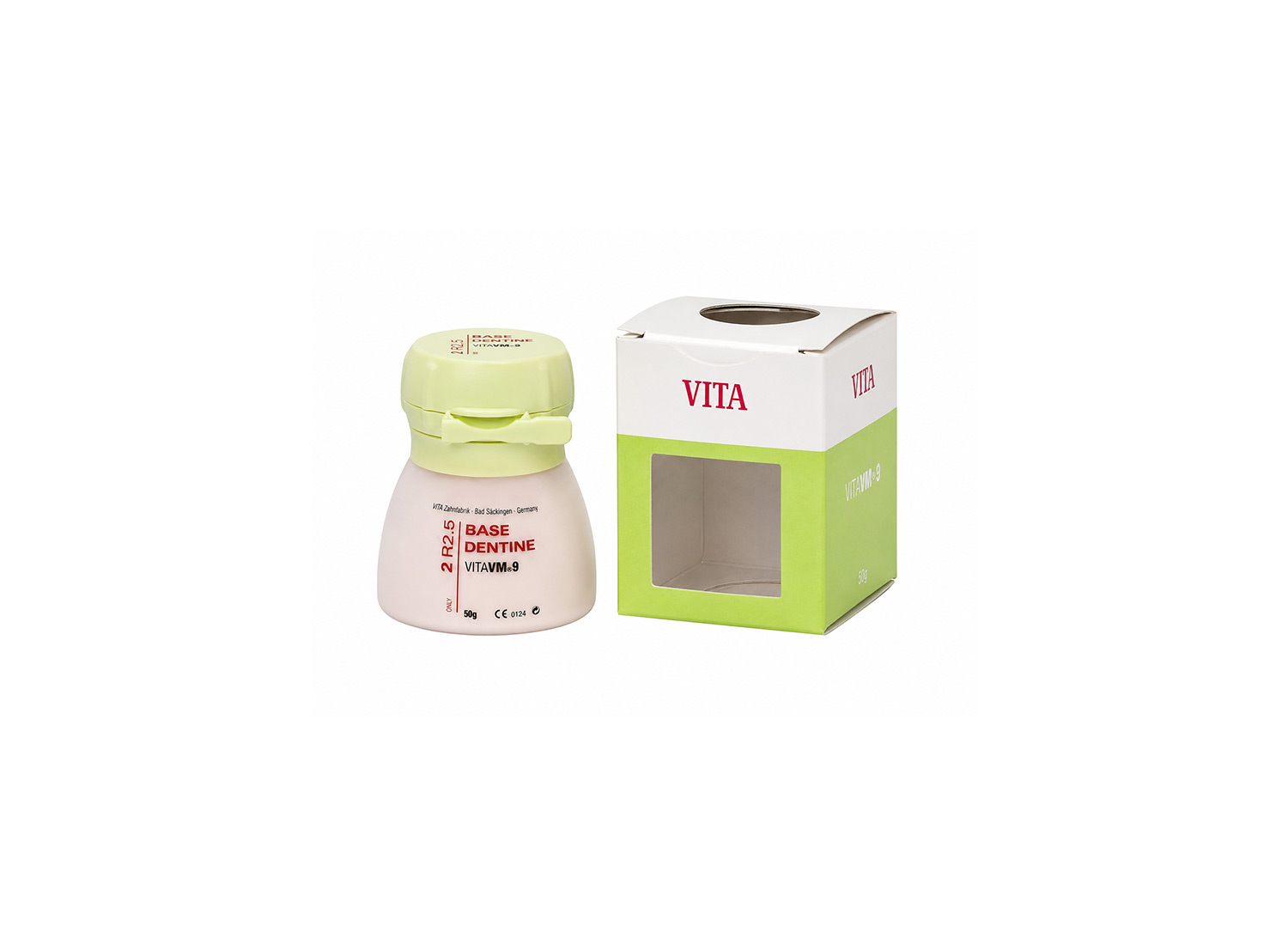 پودر پرسلن VM 9 Base Dentine برند VITA