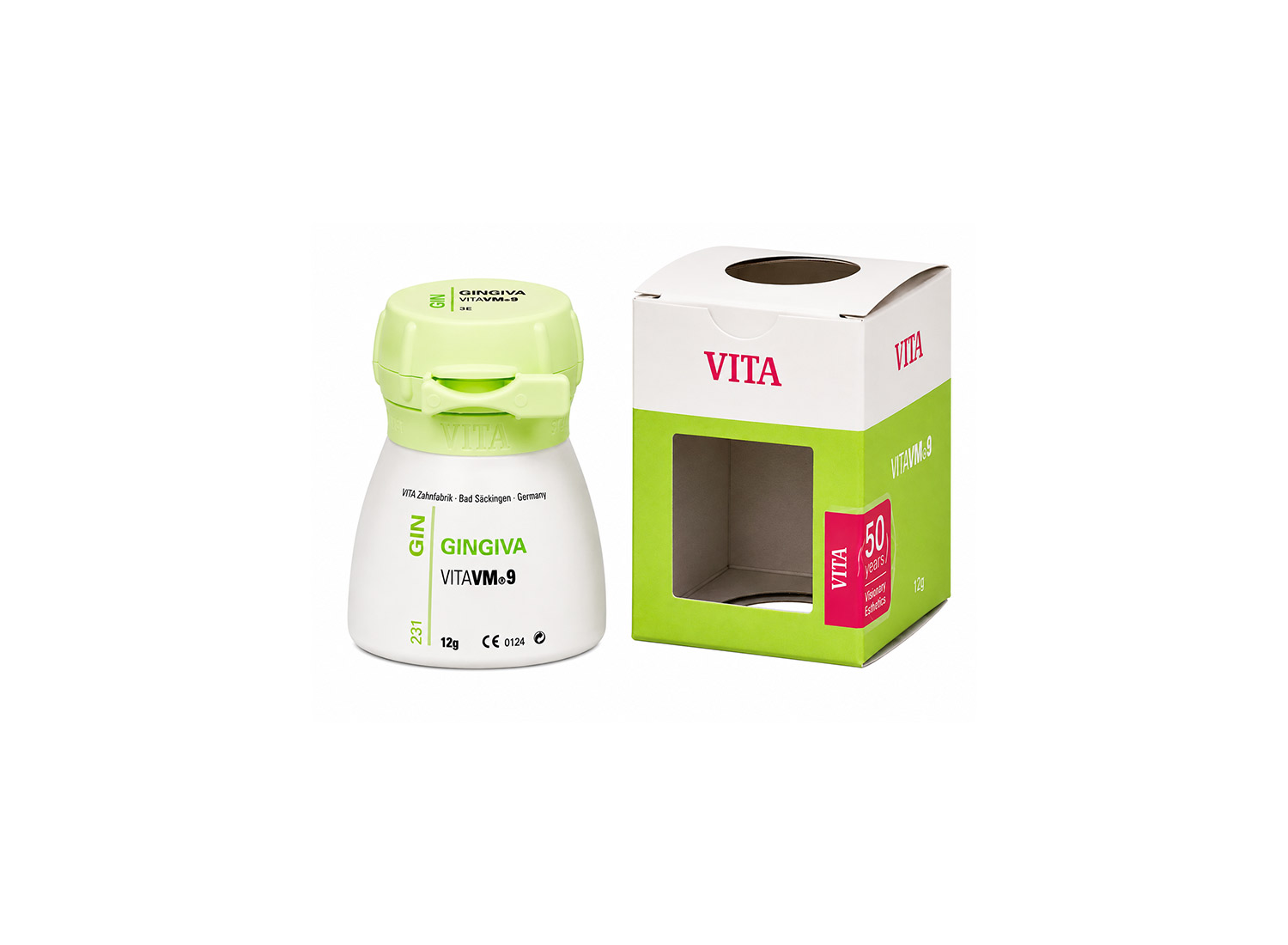 پودر پرسلن جینجیوا VM 9 GINGIVA برند VITA