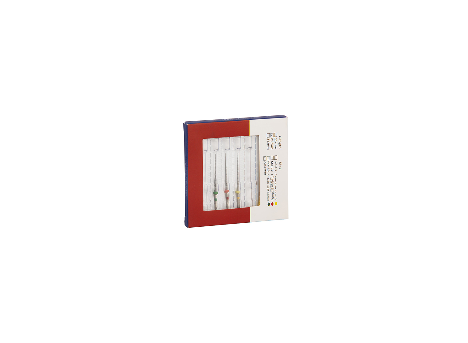 فایل روتاری M3 L- Platinum طول 25 میلی متر برند M3